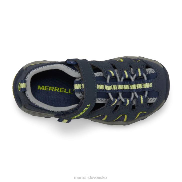 Merrell Hydro h2o turistické sandále (MC54859) topánky 6T641500 námornícka/limetková deti