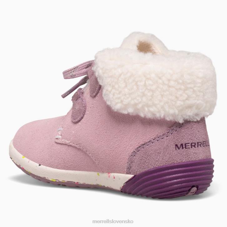 Merrell holé kroky kakao jr. boot (ml166246) topánky 6T641467 prachovo ružová deti