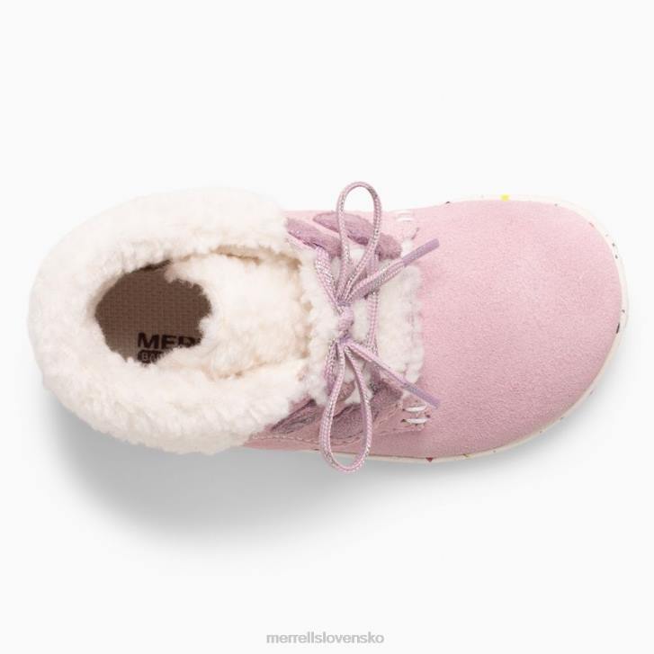 Merrell holé kroky kakao jr. boot (ml166246) topánky 6T641467 prachovo ružová deti