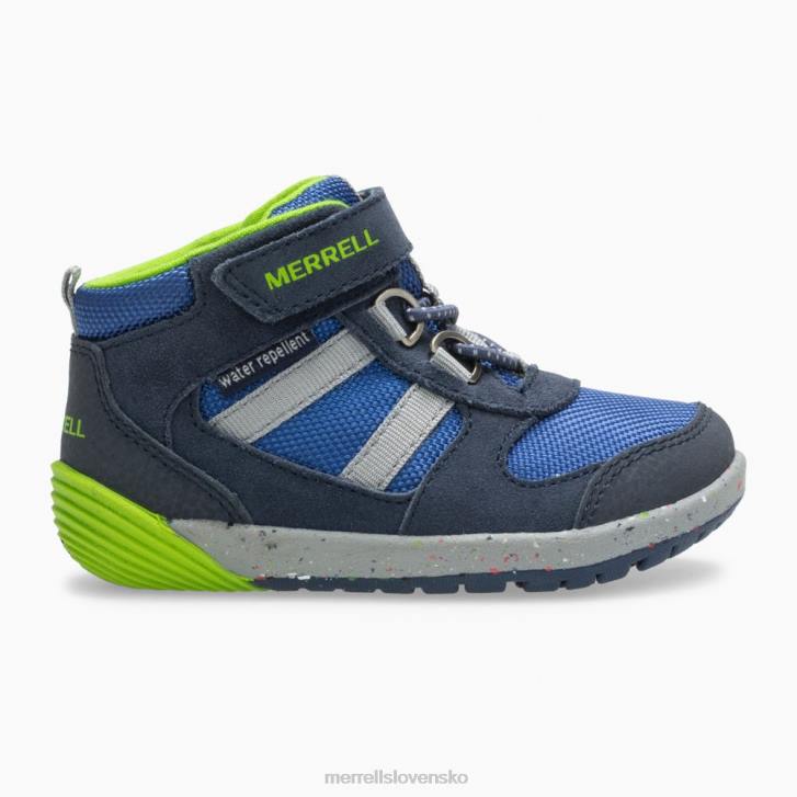 Merrell holé kroky ridge jr hiker (ml262608) topánky 6T641459 námornícka/zelená deti