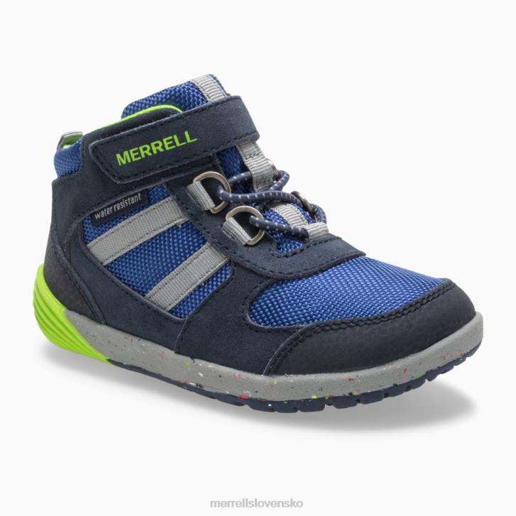 Merrell holé kroky ridge jr hiker (ml262608) topánky 6T641459 námornícka/zelená deti