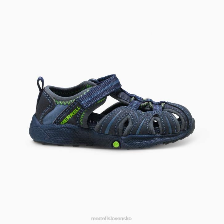 Merrell hydro jr. sandále (mt53375) topánky 6T641407 námornícka / zelená deti
