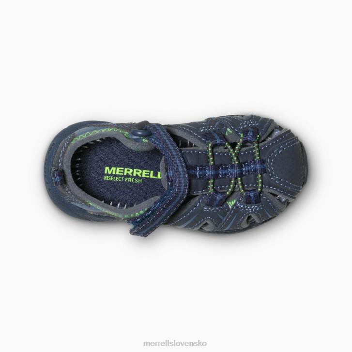 Merrell hydro jr. sandále (mt53375) topánky 6T641407 námornícka / zelená deti