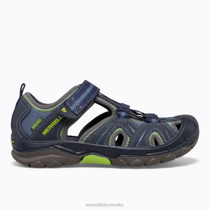 Merrell hydro sandál (MC53375) topánky 6T641408 námornícka / zelená deti