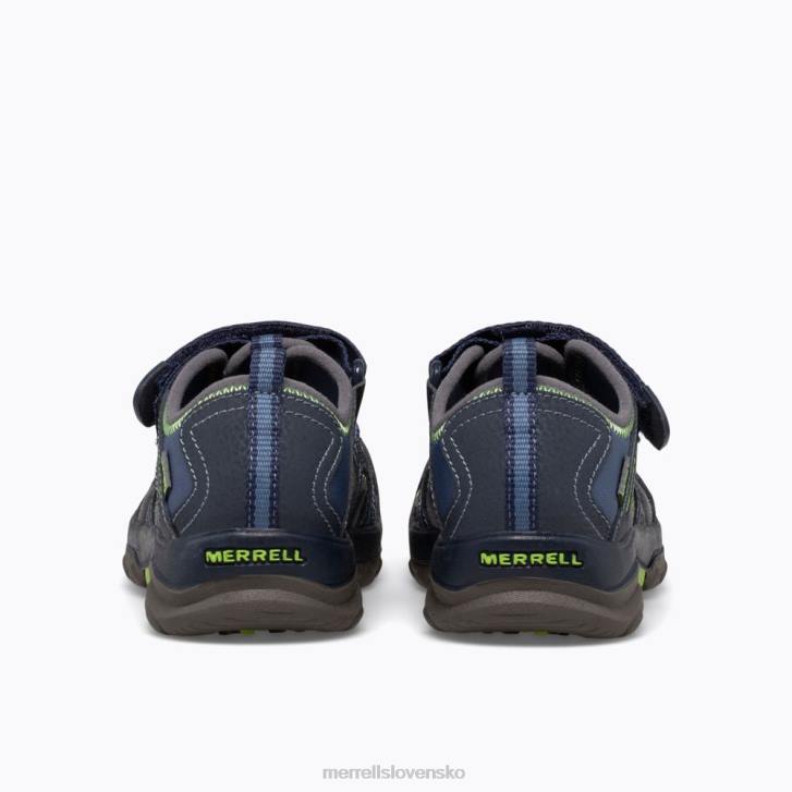 Merrell hydro sandál (MC53375) topánky 6T641408 námornícka / zelená deti