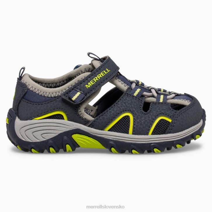 Merrell sandále hydro h2o hiker jr (ml265932) topánky 6T641406 námornícka/limetková deti