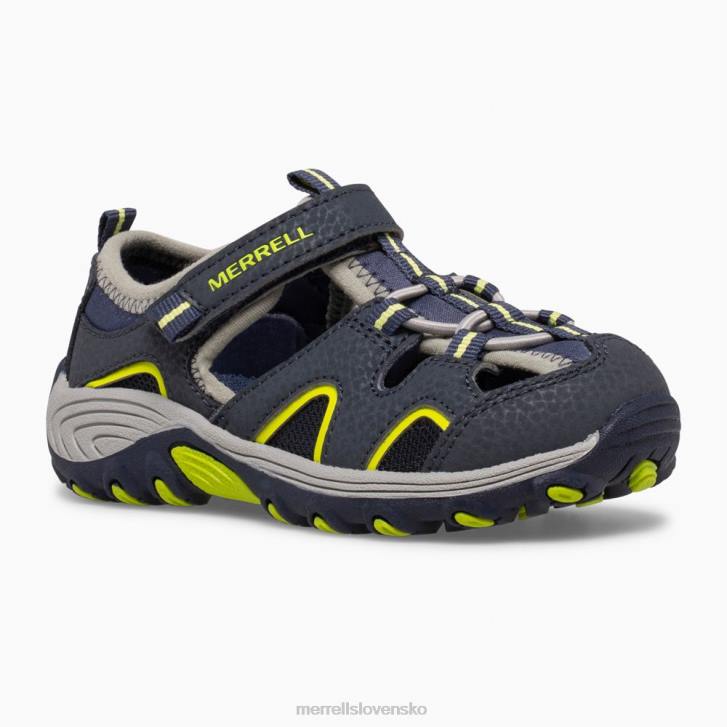 Merrell sandále hydro h2o hiker jr (ml265932) topánky 6T641406 námornícka/limetková deti