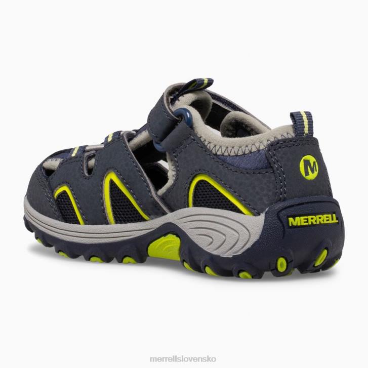 Merrell sandále hydro h2o hiker jr (ml265932) topánky 6T641406 námornícka/limetková deti