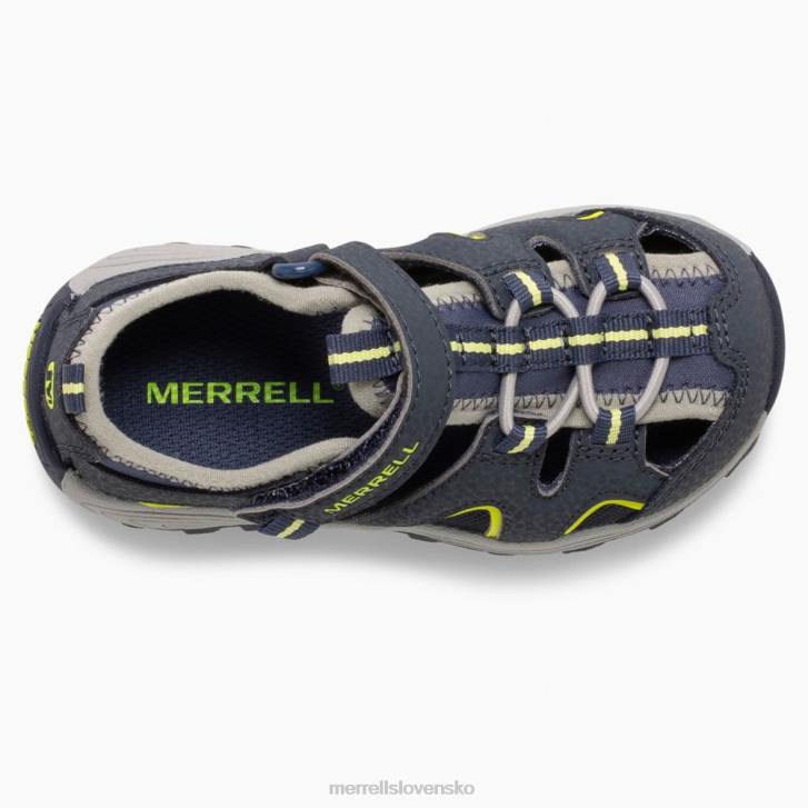 Merrell sandále hydro h2o hiker jr (ml265932) topánky 6T641406 námornícka/limetková deti