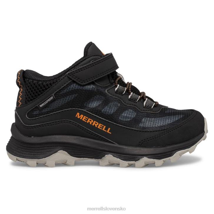 Merrell Moab speed mid a/c vodotesný (mk265951) topánky 6T641385 čierna deti