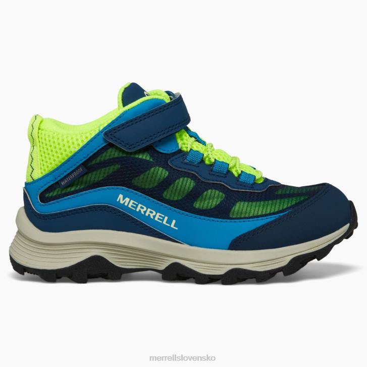 Merrell Moab speed mid a/c vodotesný (mk267121) topánky 6T641384 námorníctvo/ahoj viz deti