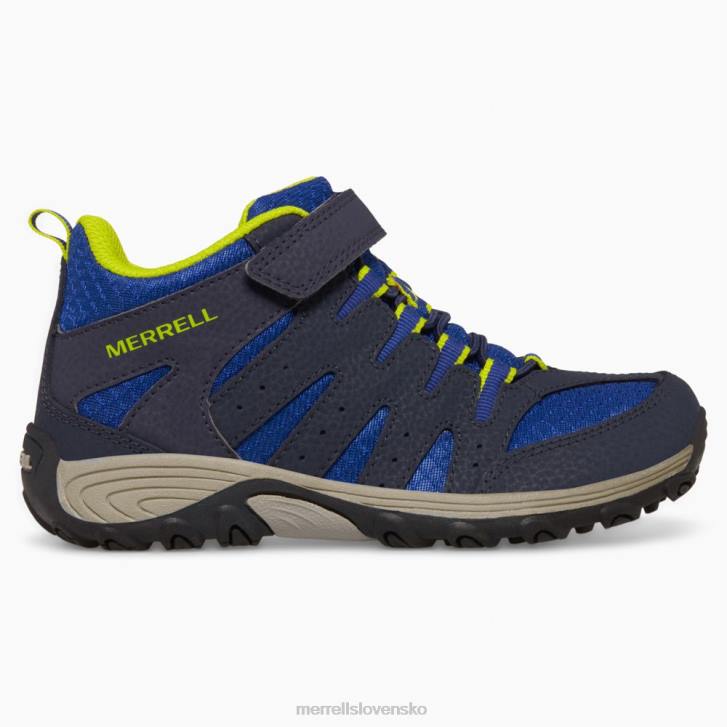 Merrell Outback mid 2 boot (mk265609) topánky 6T641453 námornícka/limetková deti