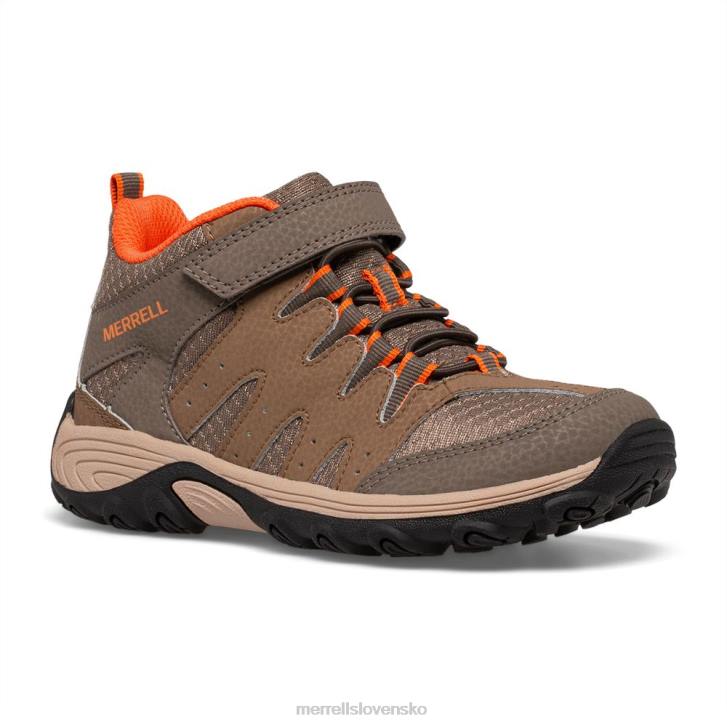 Merrell Outback mid 2 boot (mk266230) topánky 6T641452 pištoľový dym/hlina deti