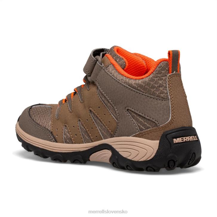 Merrell Outback mid 2 boot (mk266230) topánky 6T641452 pištoľový dym/hlina deti
