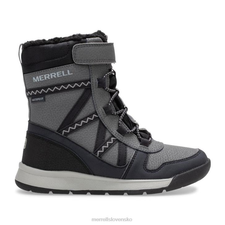 Merrell Vodotesná topánka snow Crush 2.0 (mk263125k) topánky 6T641507 čierna/sivá deti