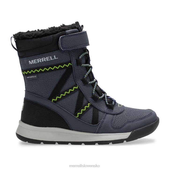 Merrell Vodotesná topánka snow Crush 2.0 (mk263127k) topánky 6T641508 námornícka/limetková deti