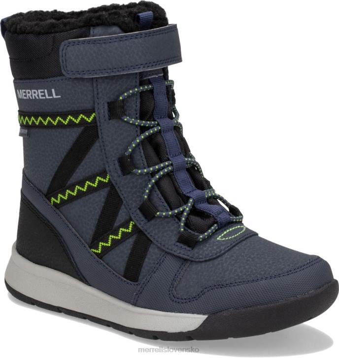Merrell Vodotesná topánka snow Crush 2.0 (mk263127k) topánky 6T641508 námornícka/limetková deti