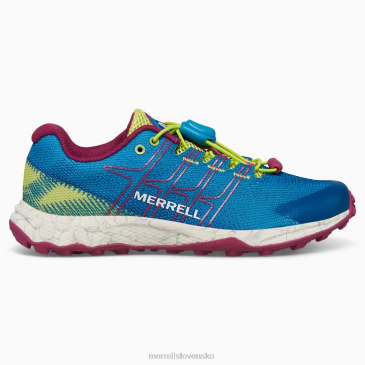 Merrell let moab s nízkou klimatizáciou (mk167108) topánky 6T641389 teal/lime/fuchsia deti