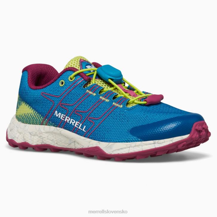 Merrell let moab s nízkou klimatizáciou (mk167108) topánky 6T641389 teal/lime/fuchsia deti
