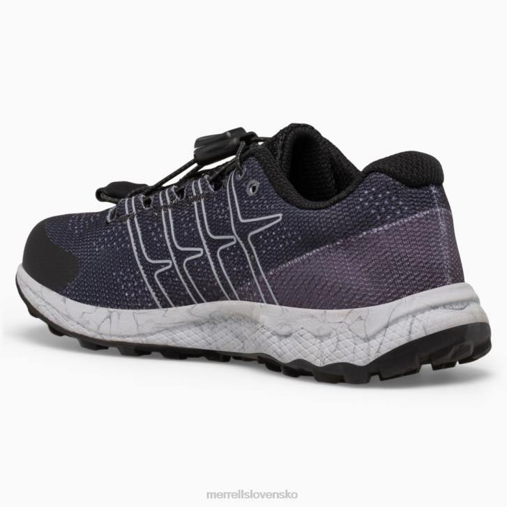 Merrell let moab s nízkou klimatizáciou (mk265736) topánky 6T641390 čierna deti