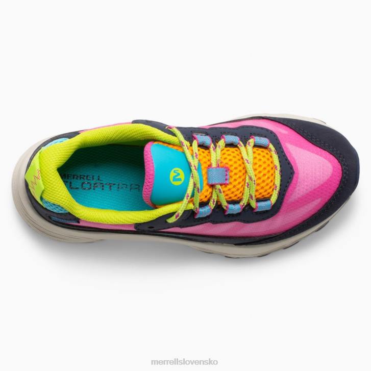 Merrell nízka rýchlosť moab vodotesná (mk166215) topánky 6T641371 námorníctvo/multi deti