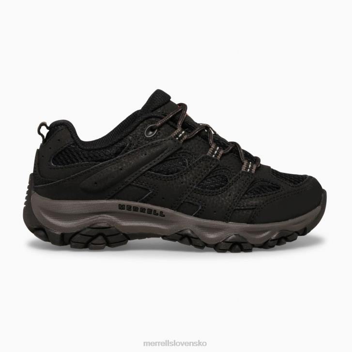 Merrell nízke čipkované topánky moab 3 (mk265707) topánky 6T641428 čierna deti