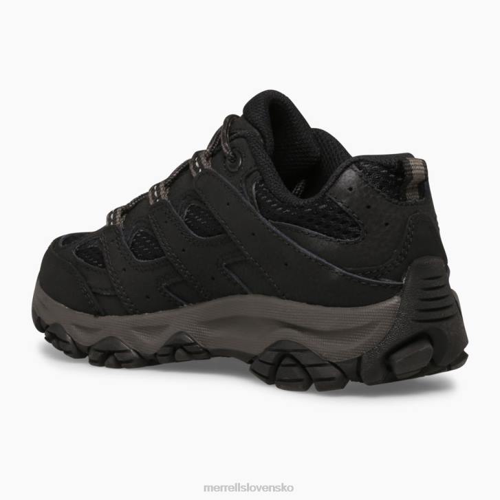 Merrell nízke čipkované topánky moab 3 (mk265707) topánky 6T641428 čierna deti