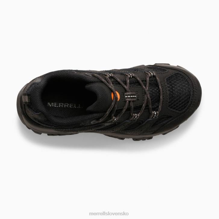 Merrell nízke čipkované topánky moab 3 (mk265707) topánky 6T641428 čierna deti