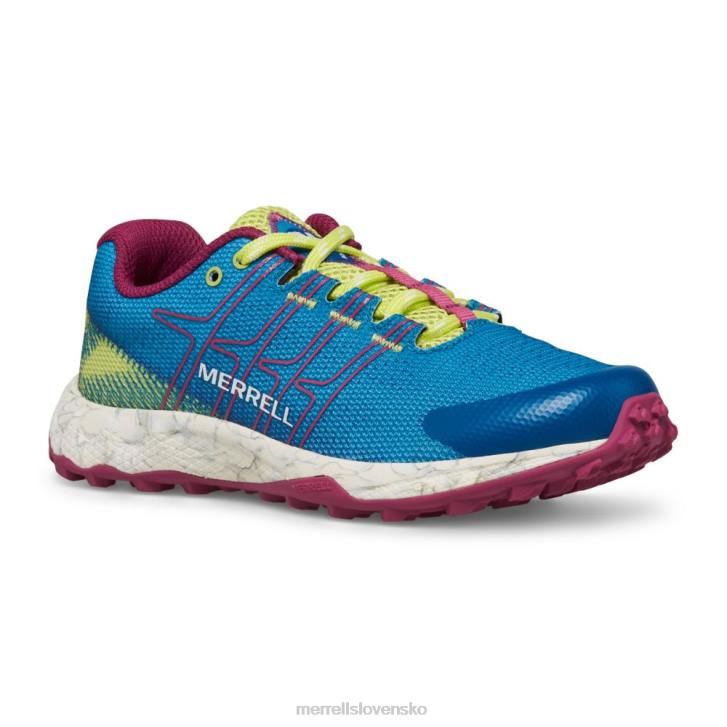 Merrell nízky let moab (mk167107) topánky 6T641438 teal/lime/fuchsia deti
