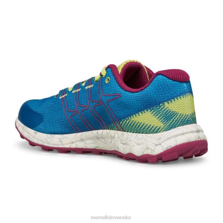 Merrell nízky let moab (mk167107) topánky 6T641438 teal/lime/fuchsia deti