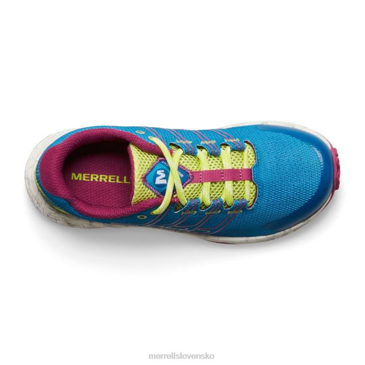 Merrell nízky let moab (mk167107) topánky 6T641438 teal/lime/fuchsia deti