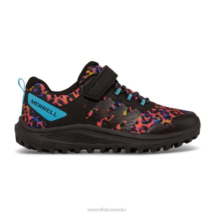 Merrell nova 3 tenisky (mk166788) topánky 6T641359 leopard dúhový deti