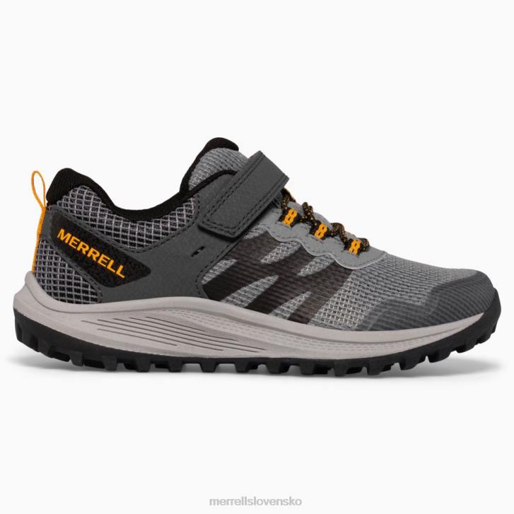 Merrell nova 3 tenisky (mk266785) topánky 6T641356 šedá/oranžová deti