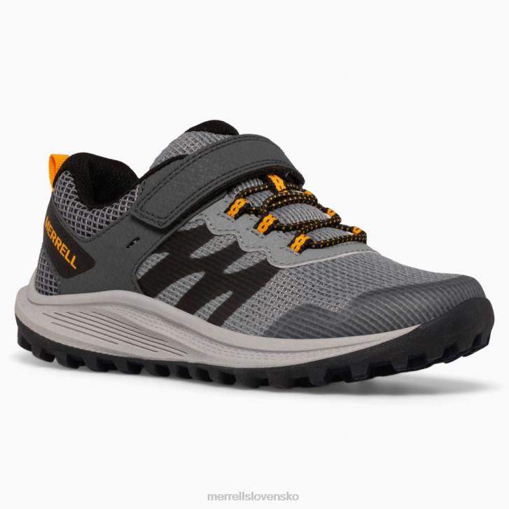 Merrell nova 3 tenisky (mk266785) topánky 6T641356 šedá/oranžová deti
