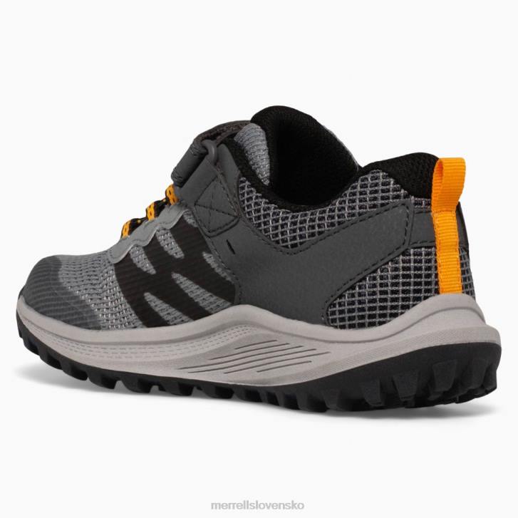 Merrell nova 3 tenisky (mk266785) topánky 6T641356 šedá/oranžová deti