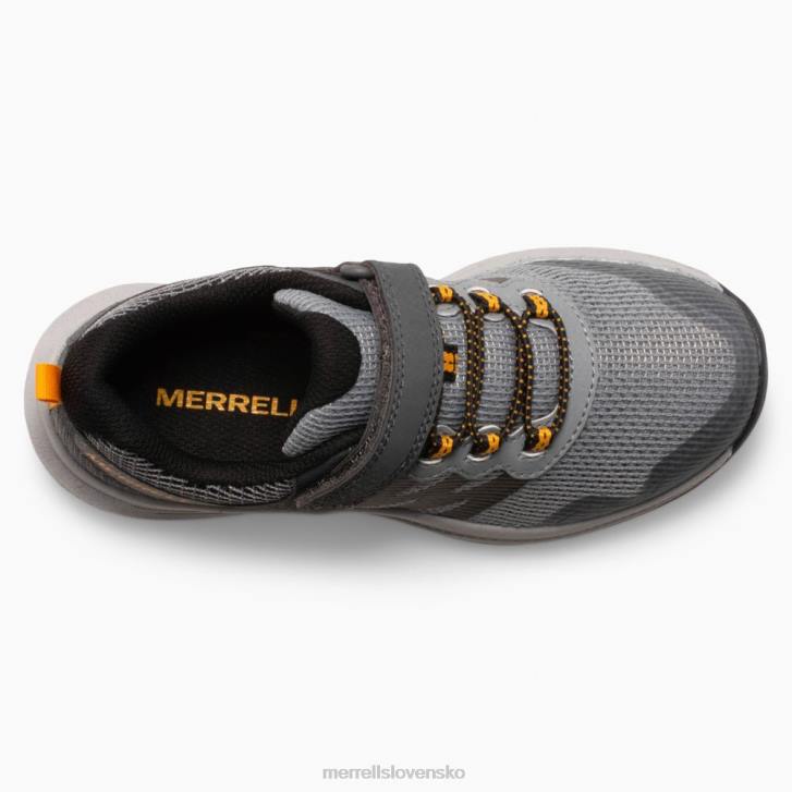 Merrell nova 3 tenisky (mk266785) topánky 6T641356 šedá/oranžová deti