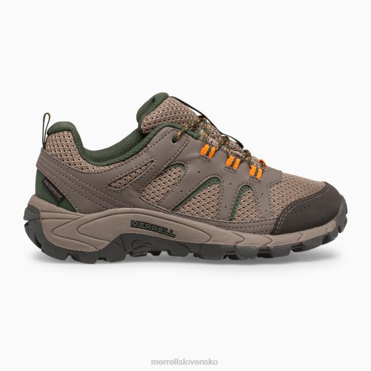 Merrell oakcreek nízke čipkované nepremokavé tenisky (mk264771) topánky 6T641448 balvan deti
