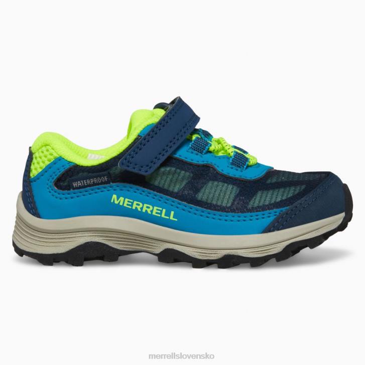 Merrell rýchlosť moab nízka klimatizácia jr. vodeodolné tenisky (ml267122) topánky 6T641368 námorníctvo/ahoj viz deti