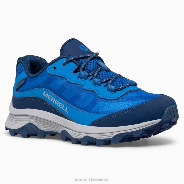 Merrell rýchlosť moab s nízkou vodotesnosťou (mk265940) topánky 6T641374 Modrá deti