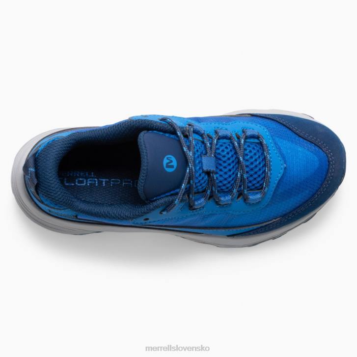 Merrell rýchlosť moab s nízkou vodotesnosťou (mk265940) topánky 6T641374 Modrá deti