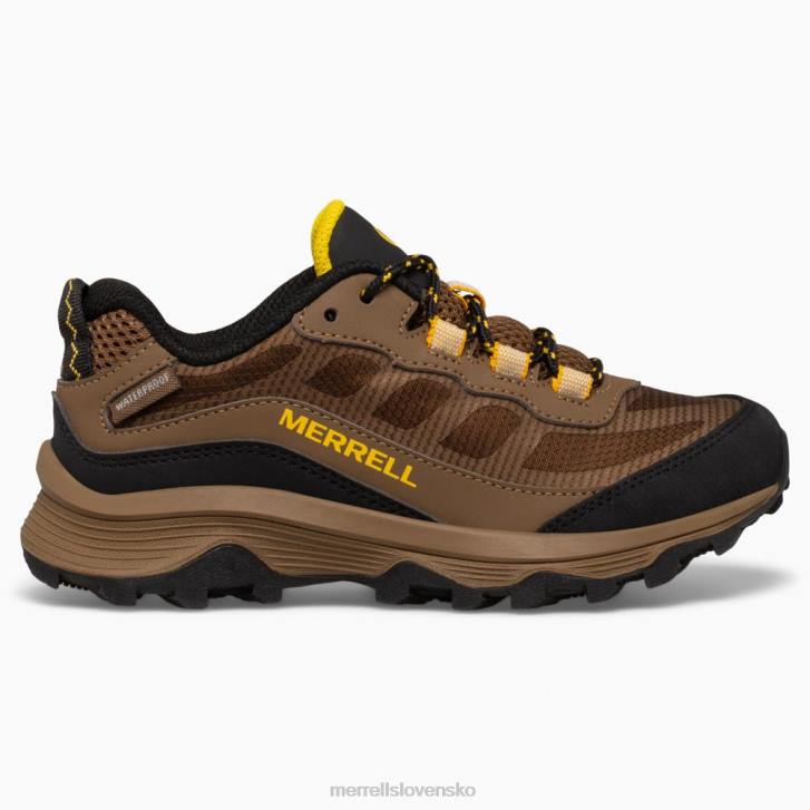 Merrell rýchlosť moab s nízkou vodotesnosťou (mk265941) topánky 6T641372 orech deti
