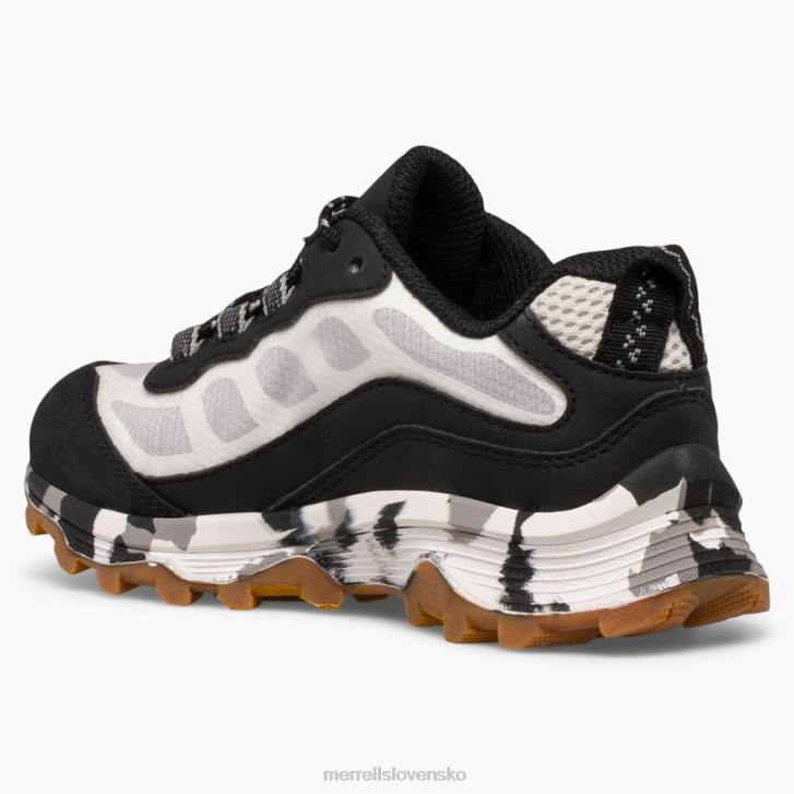 Merrell rýchlosť moab s nízkou vodotesnosťou (mk266260) topánky 6T641373 čierna biela deti