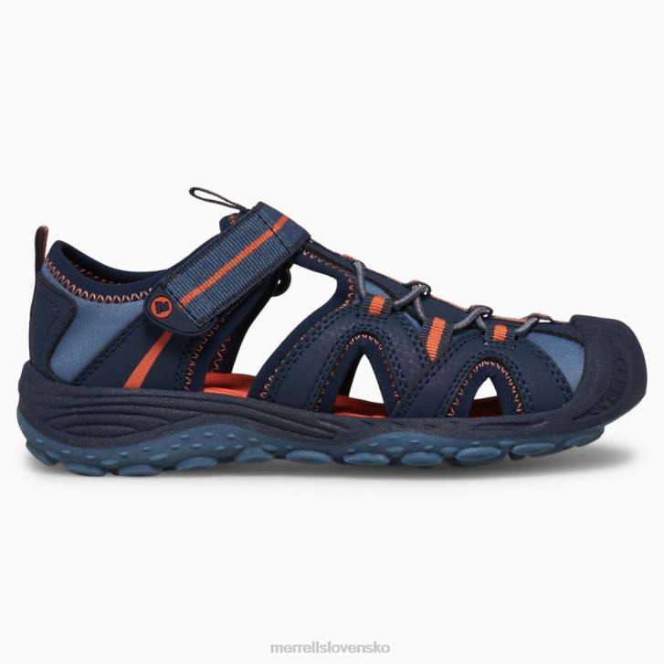 Merrell sandále hydro 2 (mk266972) topánky 6T641474 námornícka/oranžová deti
