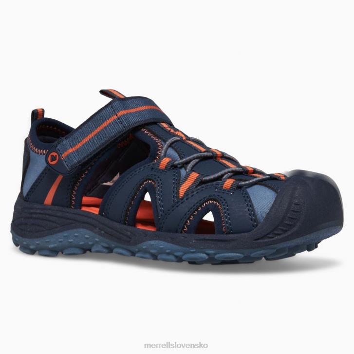 Merrell sandále hydro 2 (mk266972) topánky 6T641474 námornícka/oranžová deti
