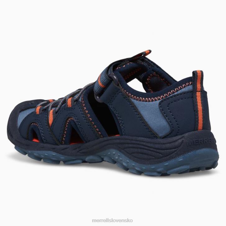 Merrell sandále hydro 2 (mk266972) topánky 6T641474 námornícka/oranžová deti
