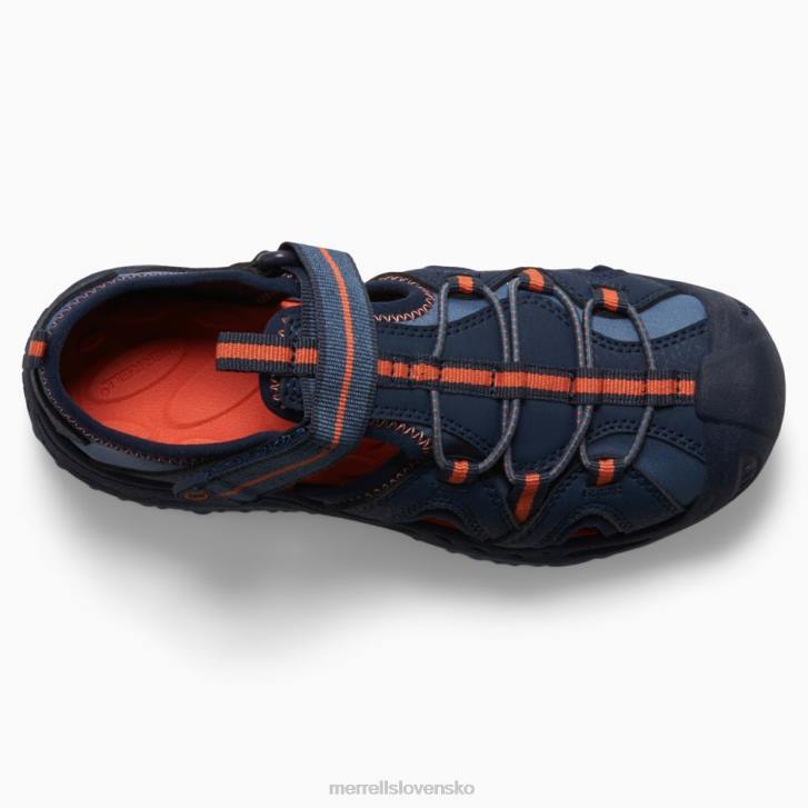 Merrell sandále hydro 2 (mk266972) topánky 6T641474 námornícka/oranžová deti