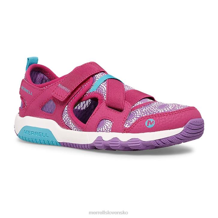 Merrell sandále hydro free roam chroma monarch (mk165857k) topánky 6T641504 fuchsiová deti