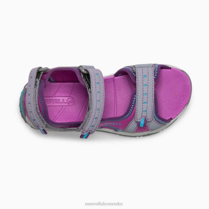 Merrell sandále panther 2.0 (mk162956k) topánky 6T641403 sivá deti