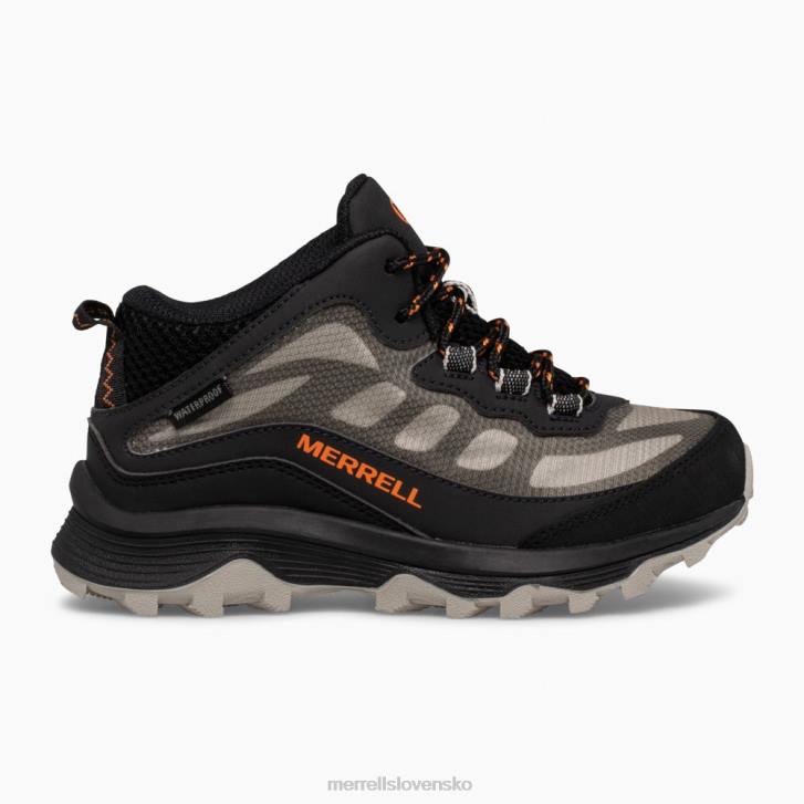 Merrell stredná vodotesnosť moab speed (mk265424) topánky 6T641378 čierna deti
