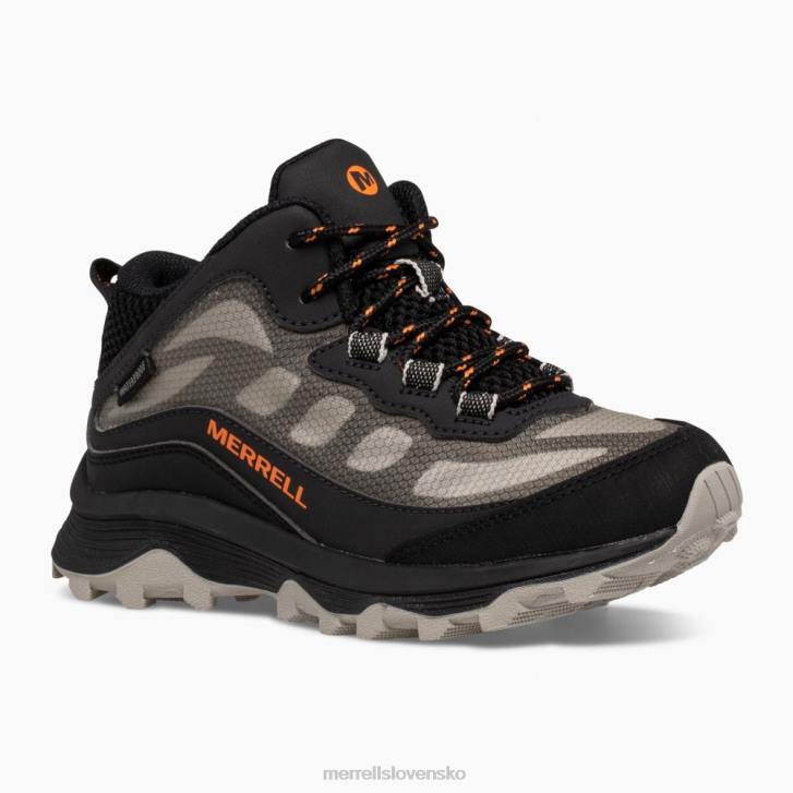 Merrell stredná vodotesnosť moab speed (mk265424) topánky 6T641378 čierna deti